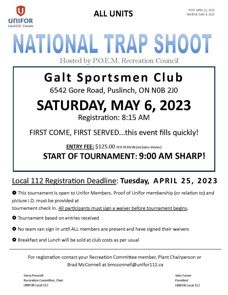 2023 TRAP SHOOT