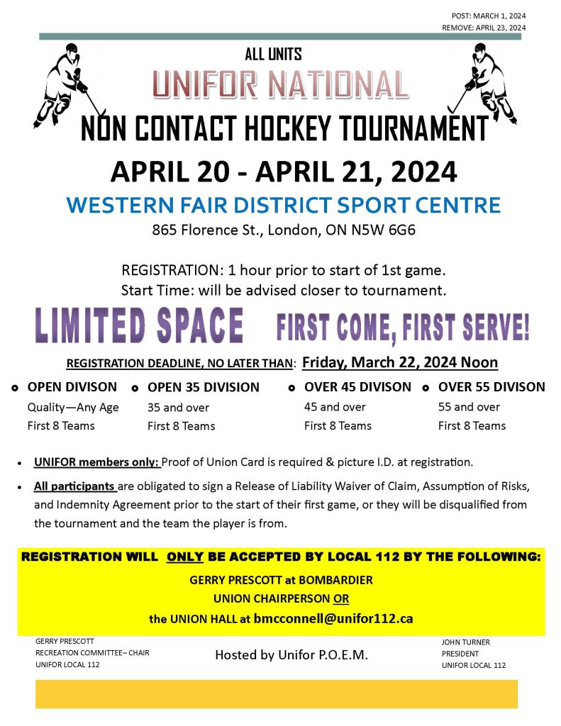 2024 Non Contact Hockey Tournament