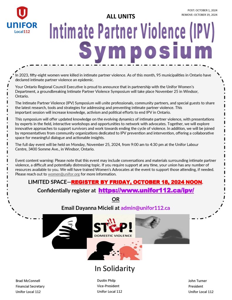 2024 INTIMATE PARTNER VIOLENCE SYMPOSIUM