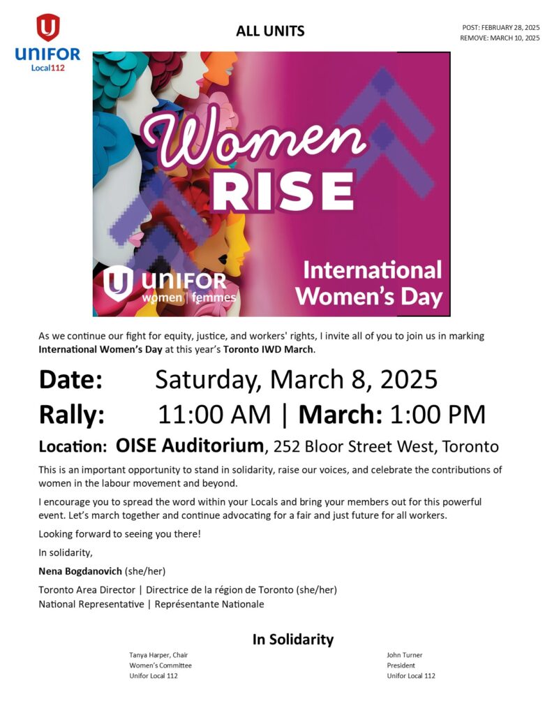 2025 IWD RALLY & MARCH